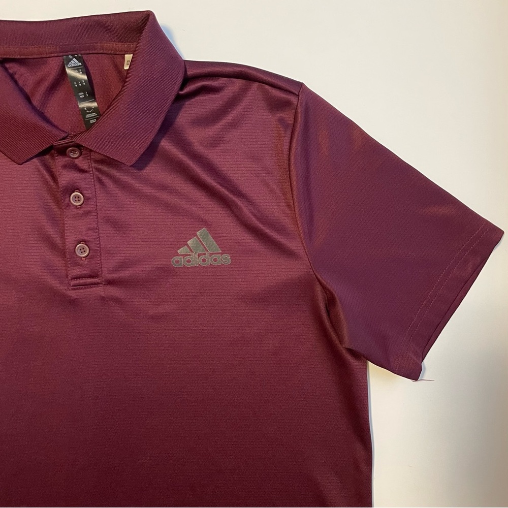 Adidas Polo - Jersey Fabric - Size Medium - Picture 4 of 10